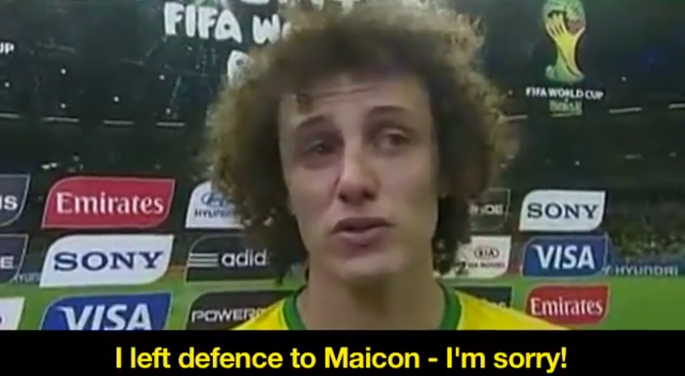 FUNNY : David Luiz’s interview after the game.MUST WATCH !