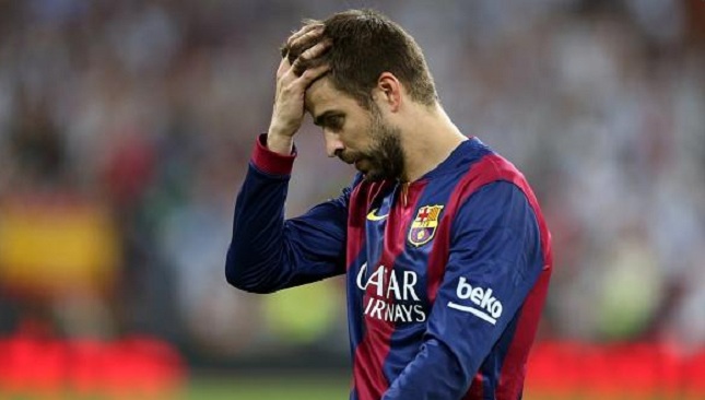 Louis Enrique making Pique angry