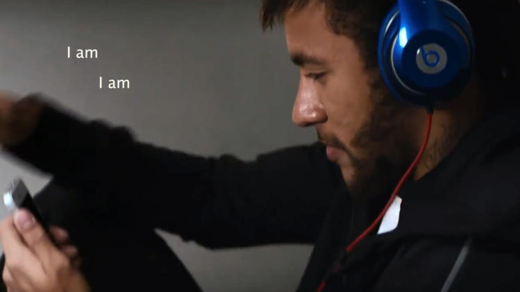 Neymar performs a rap song on camera! [video]