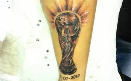 Ποιος ποδοσφαιριστής «χτύπησε» tattoo το Παγκόσμιο Κύπελλο του 2010;