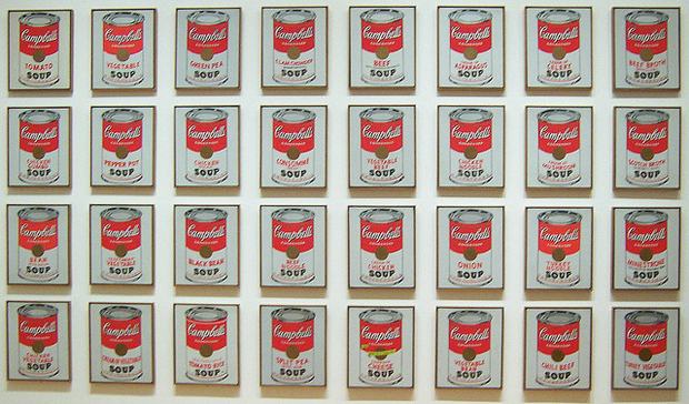 O Andy Warhol, τα κουτάκια σούπας Campbell και η pop art