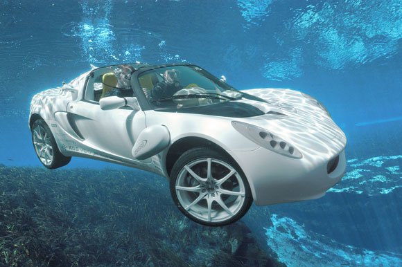 The first underwater car!!!