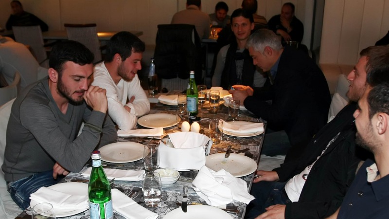 Τραπέζι στους συμπαίκτες του έκανε ο Τοροσίδης!