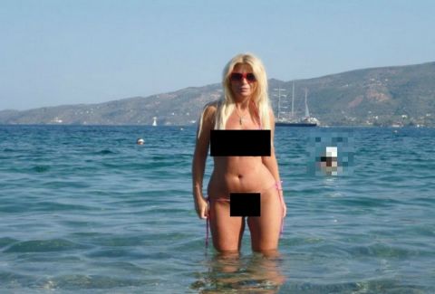 Το… ακατάλληλο βίντεο που θέλει να εξαφανίσει από το ίντερνετ η Στέλλα Μπεζαντάκου! Ολόγυμνη στην παραλία (VIDEO)