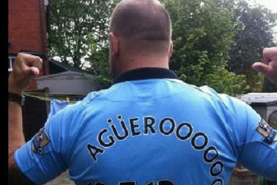 The most funny shirt is of Kun Aguero!!