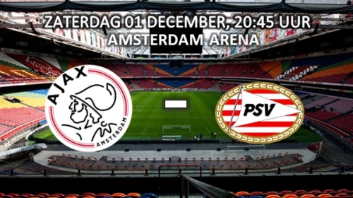 Ajax v PSV Eindhoven: Live Streaming!