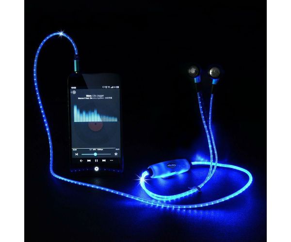 Gadgetmania: Φωτιζόμενα ακουστικά κινητού με led!!!