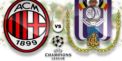 Anderlecht – Milan live streaming!