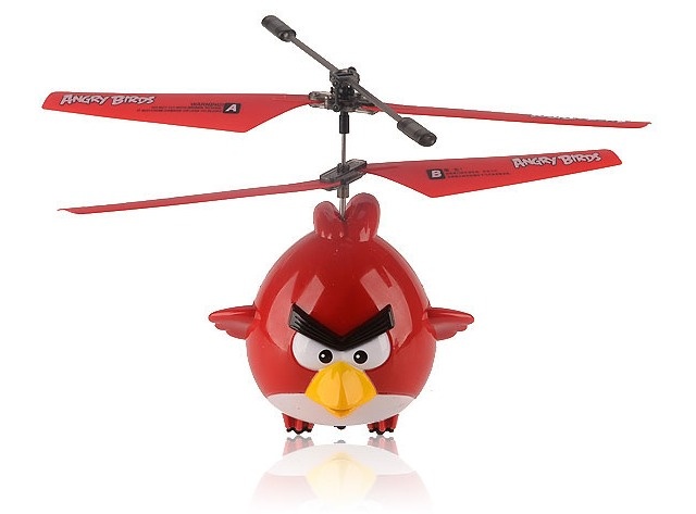 Δείτε το τηλεκατευθυνόμενο ελικοπτεράκι Angry Birds!