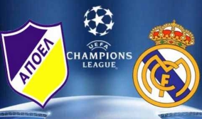 APOEL Nicosia vs Real Madrid: Live Streaming!