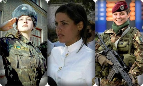 Τα πιο ωραία στρατευμένα κορίτσια από όλο τον κόσμο [pics]