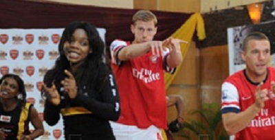 Learn how to dance with Arsenal players!!