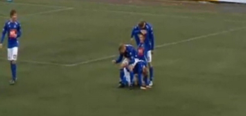 One of the funniest goal celebrations in the world!