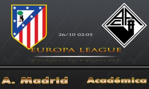 Atletico Madrid v Academica: Live Streaming!