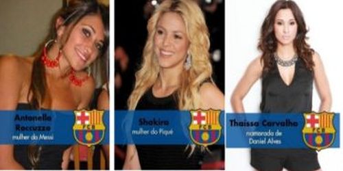 The 8 most beautiful women of  Barcelona’s players