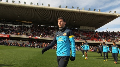 Messi & Co. show during training!