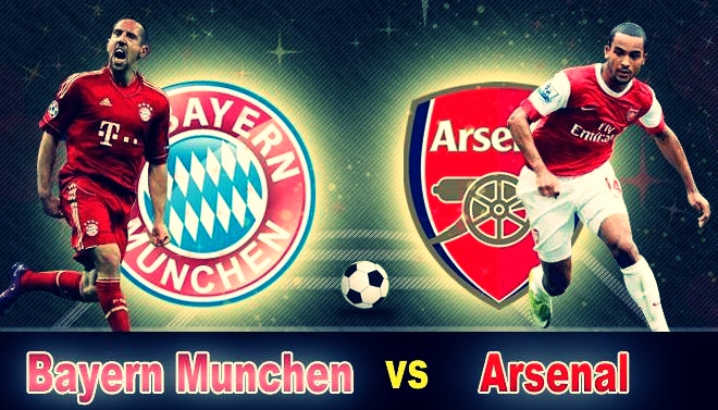 Bayern Munchen vs Arsenal: Live Streaming!