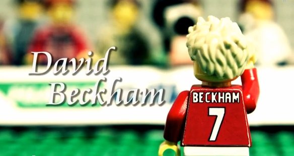 David Beckham’s career in lego!