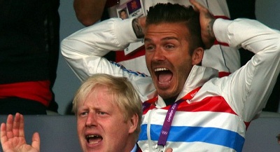 Τhe most wild celebrations in Olympics were from David Beckham!!