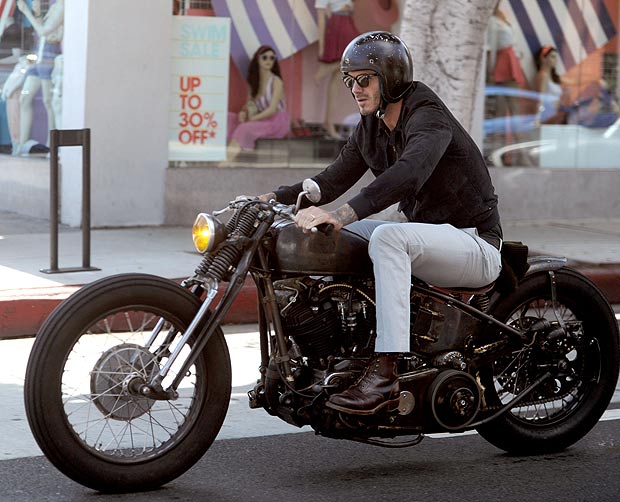 Where is Becks going with the motorcycle?