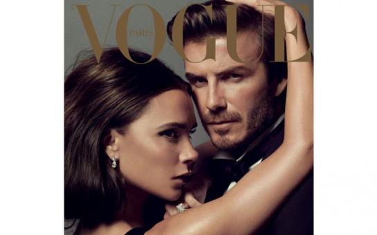 Victoria and David Beckham cover Paris VOGUE 2013