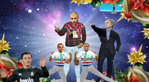 Karim Benzema Christmas song? Is that a joke?
