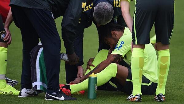 Neymar got injured a few before World Cup opening match! [video]
