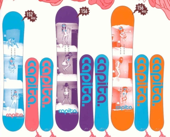 Σανίδες του Snowboard με σέξυ εικόνες!