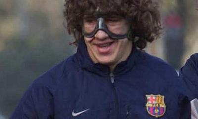 Carles Puyol…the maskman!!