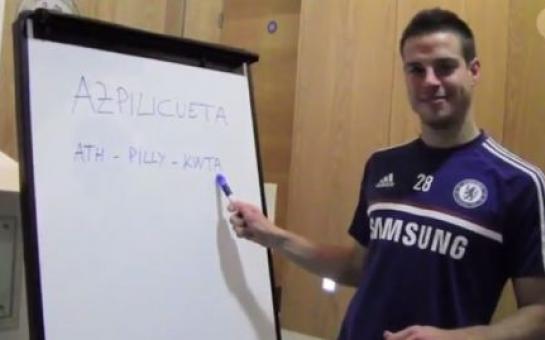 Cesar Azpilicueta explains how to pronounce his name