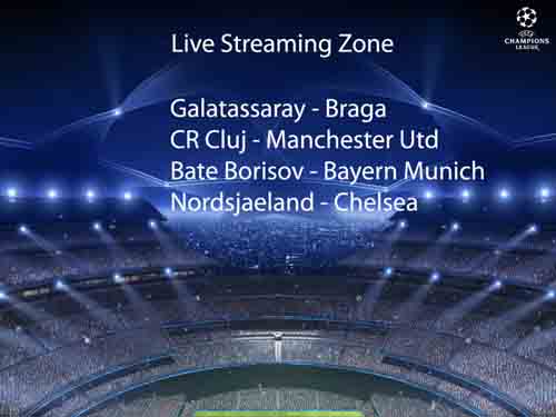 Champions League Live Streaming Zone!