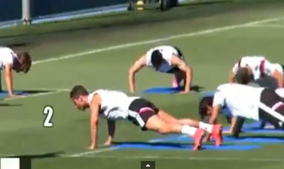 Κάπως έτσι ο Cristiano ανεβάζει τον πήχη στην προπόνηση! [video]