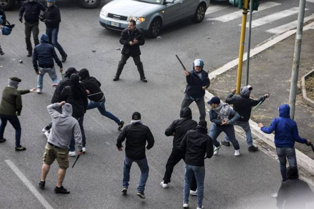 Χάος στη Ρώμη με πυροβολισμούς πριν τον τελικό του Coppa Italia!