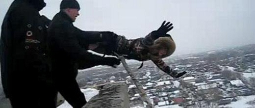 Russian bungee jumping is the best!