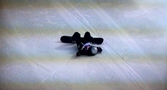 Το ατύχημα της Τσέχας snowboarder στο Sochi!