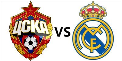 CSKA Moscow vs Real Madrid: Live Streaming! (19:00)