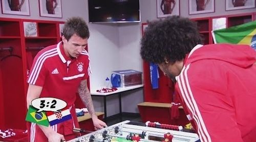 Dante Vs Mandzukic | Table Football [vid]