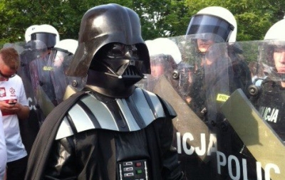 What is Darth Vader doing in Poland?