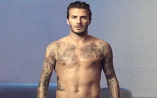 David Beckham Strips Down for H&M Super Bowl Commercial [video]