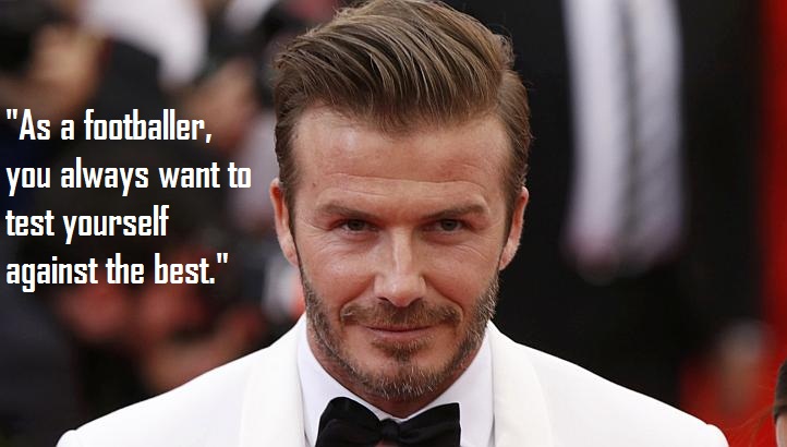 Famous inspirational quotes by David Beckham!