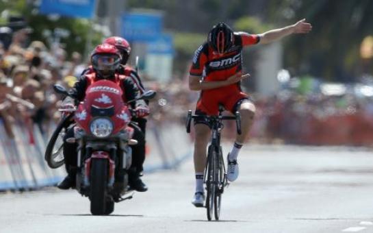 Spaniard prematurely celebrates at Amgen Tour of California 2014 [vid]