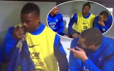 A disgusting prank from Evra…