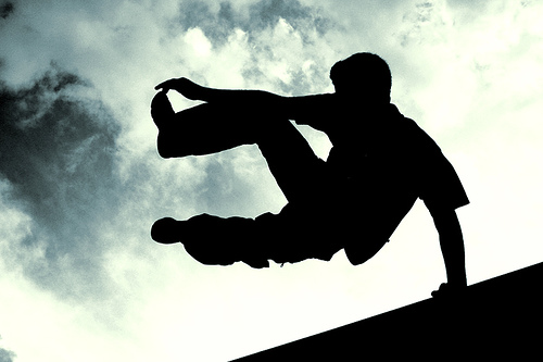 Parkour από ένα μετρ του είδους…