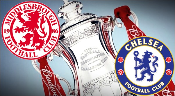 Middlesbrough vs Chelsea: Live Streaming! (FA Cup)