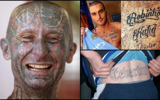 Worst tattoos by football fans