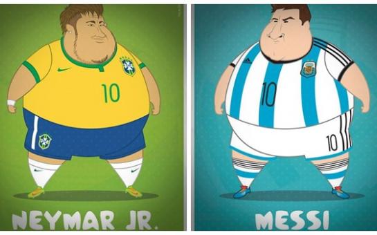 This is how’d World Cup stars look If they were fat! [pics]