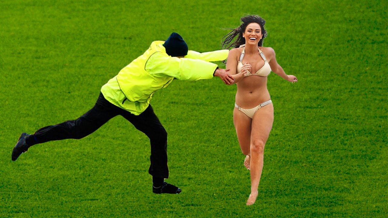 Crazy Fans On Field: Funny Football Moments!