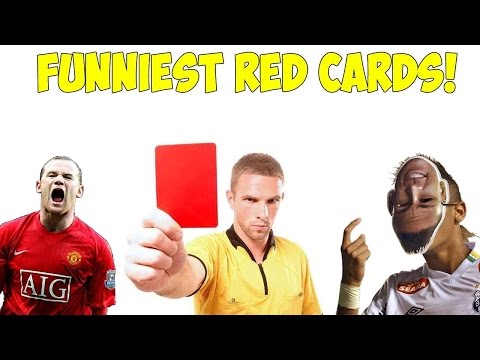 TOP 15 FUNNY RED CARDS IN FOOTBALL HISTORY :)
