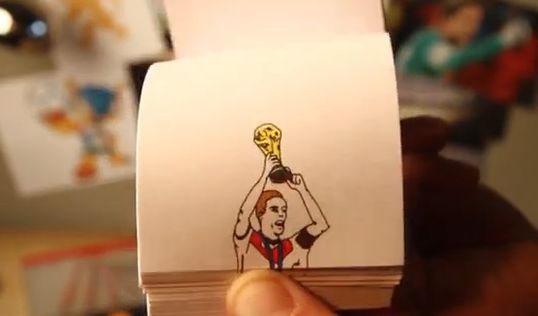 The best goals of World Cup 2014 in flipbook format! [video]