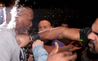 When two boxers fight out of the ring….things are going messy!!